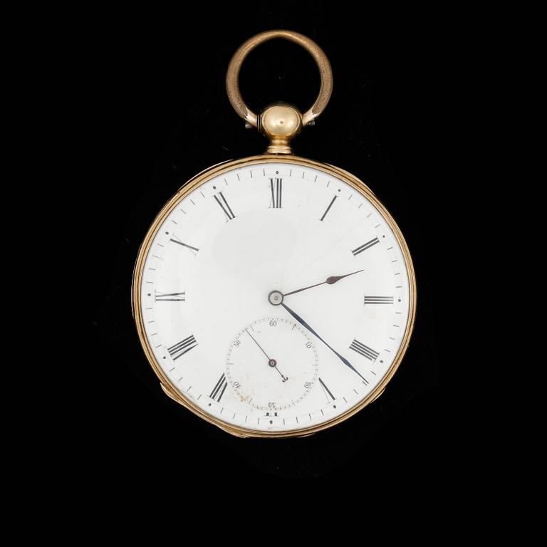 FICKUR, 18k guld. Vikt ca 66,5 gram.
