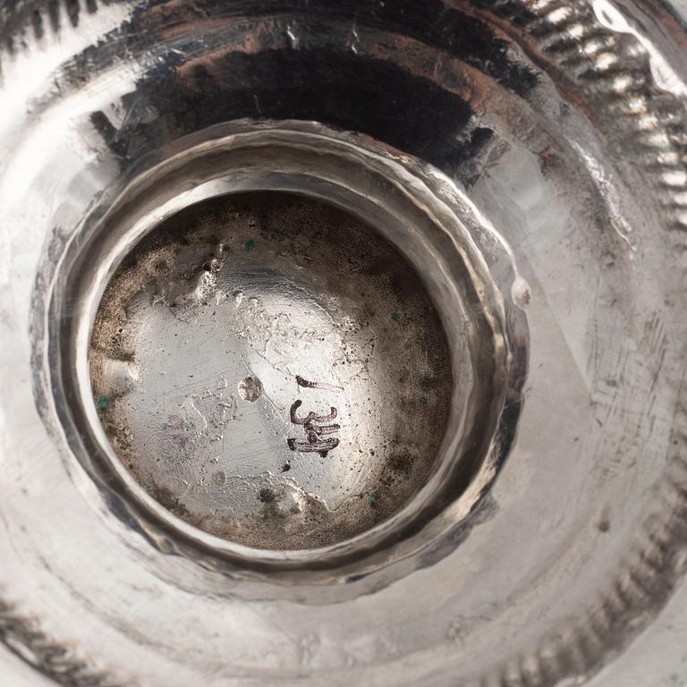 John Langlands I & John Robertson I, bägare, silver, Newcastle, England 1785.