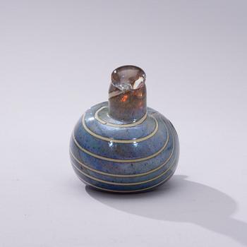 FIGURIN, 2 st, glas, signerad O. Toikka Nuutajärvi samt Oiva Toikka Nuutajärvi Notsjö.