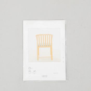 Åke Axelsson, karmstolar 3 st "Vaxholmaren", Gärsnäs sent 1900-tal.