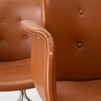 Bent Hansen, six 'Primum' armchairs, Denmark.