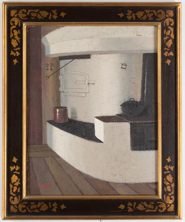 GRETA GERELL, olja på duk, signerad.