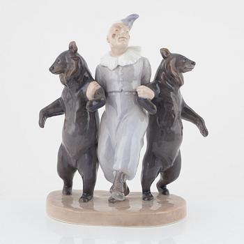 Carl Johan Bonnesen, figurin, porslin, Royal Copenhagen, Danmark, tidigt 1900-tal.