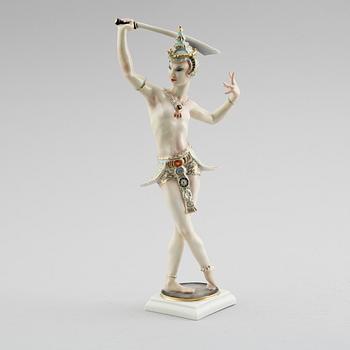 FIGUR, porslin, C Werner, Hutschenreuther, 1900-talets mitt.