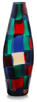 1249. A Fulvio Bianconi ´Pezzato´ vase, Venini, Murano, Italy 1950´s.