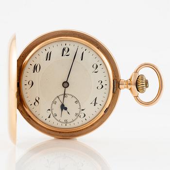 Pocket watch, hunter, 51 mm.