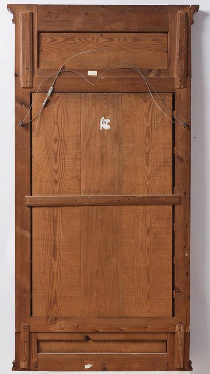 Spegel, Stockholmsarbete, sent 1700-tal, Sengustaviansk.