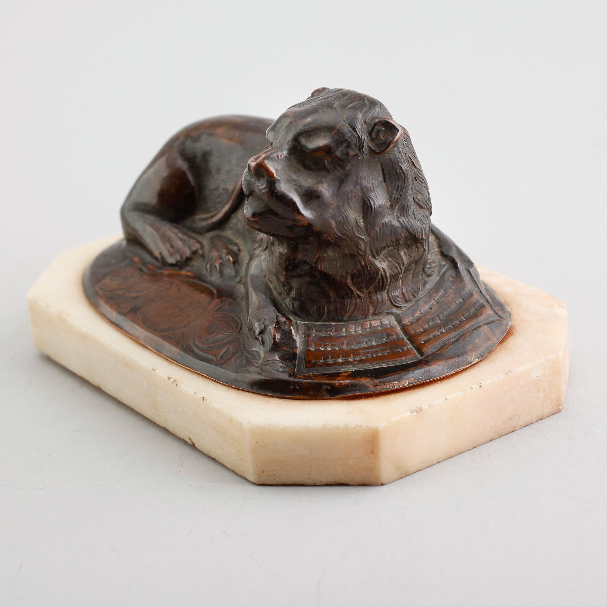 BREVPRESS, patinerad metall, 1700-tal eller äldre.