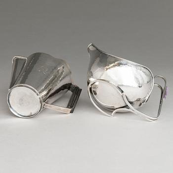 REIJO SIRKEOJA, Servis, 5 delar, silver, Pirkan Kulta, Tammerfors 1958-59.