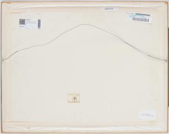 Ulf Rahmberg, mixed media on paper, dated dec XXII -83. On verso signed with monogram.