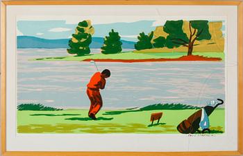 LARS NORRMAN, svit om 5 st, färglitografier, sign, numr bla 179/360.