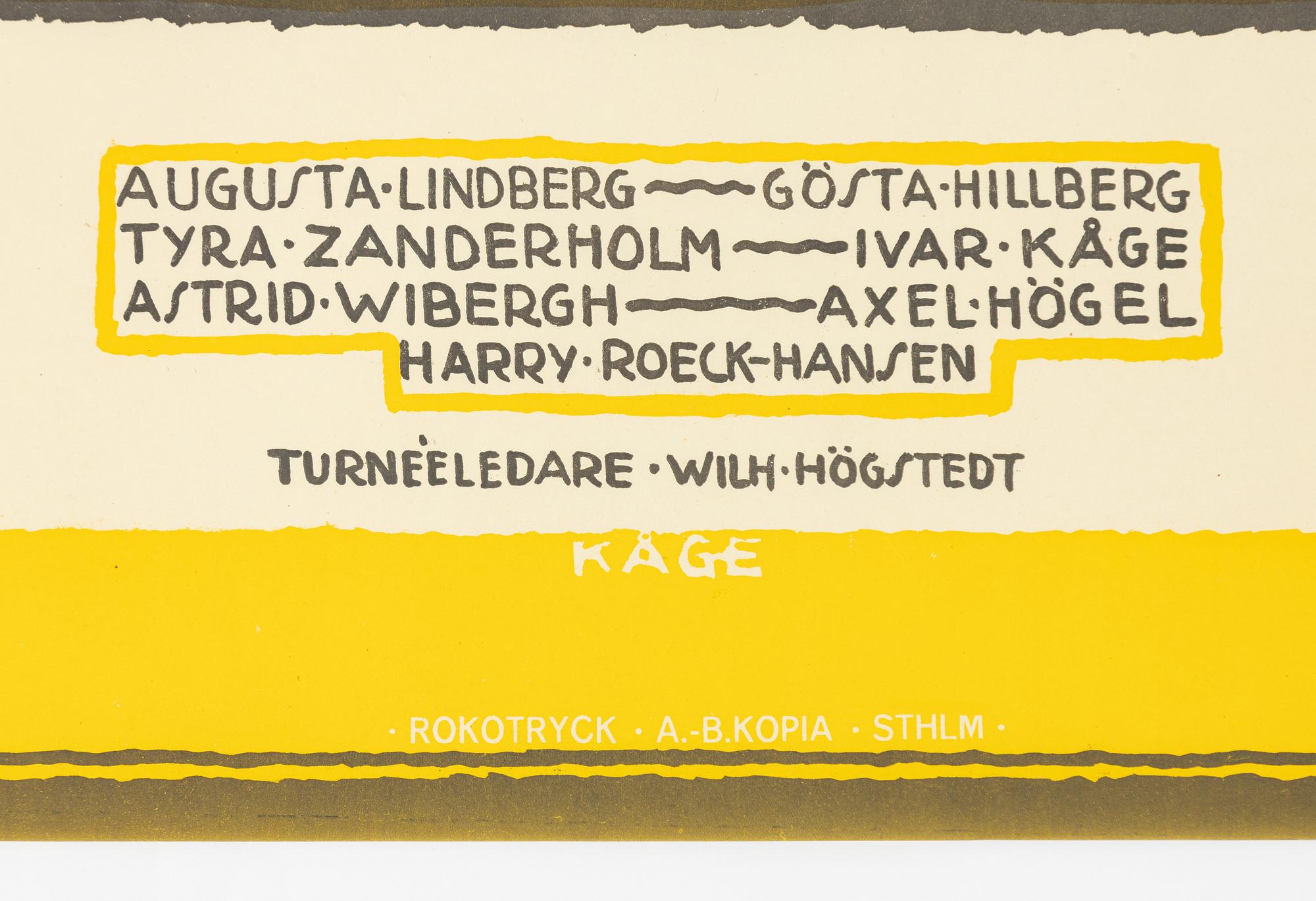 Wilhelm Kåge, 'Kärlekens Krokvägar'.