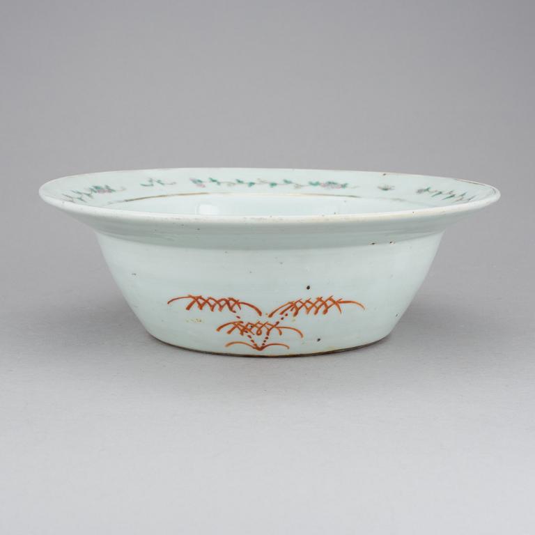 HANDFAT, porslin, Kina, 1900-tal.