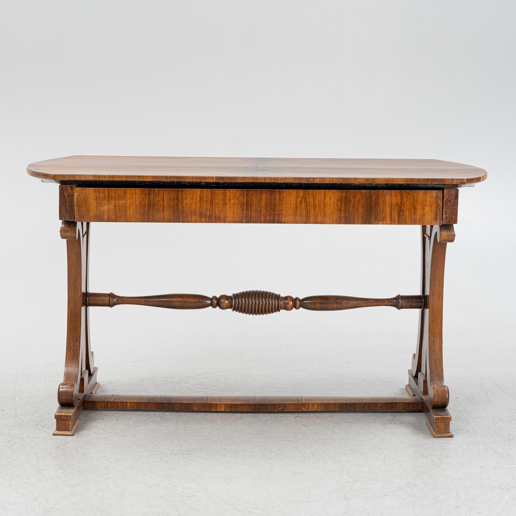A Recency center table, England, early 19th Century.