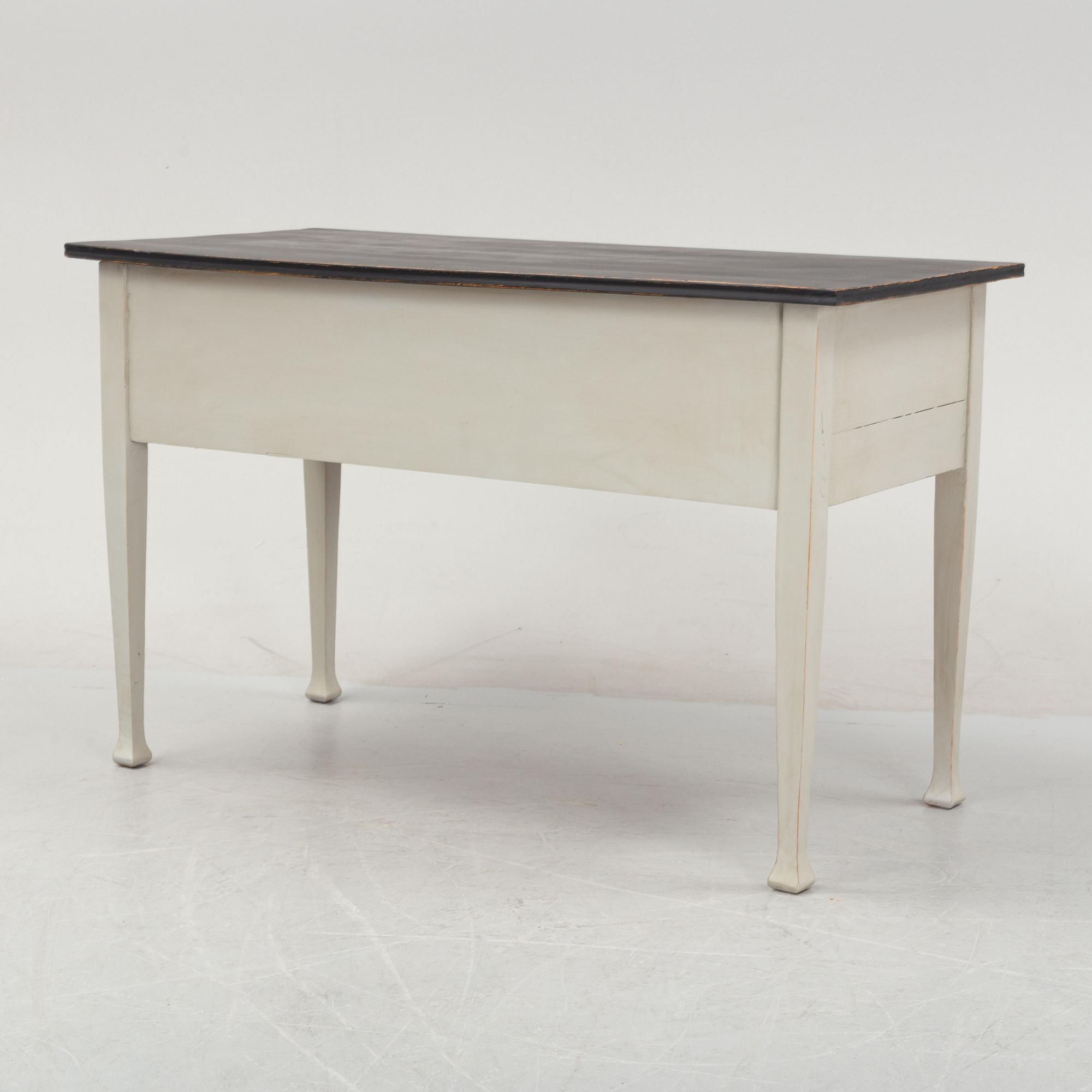 A painted desk, early 20th Century.