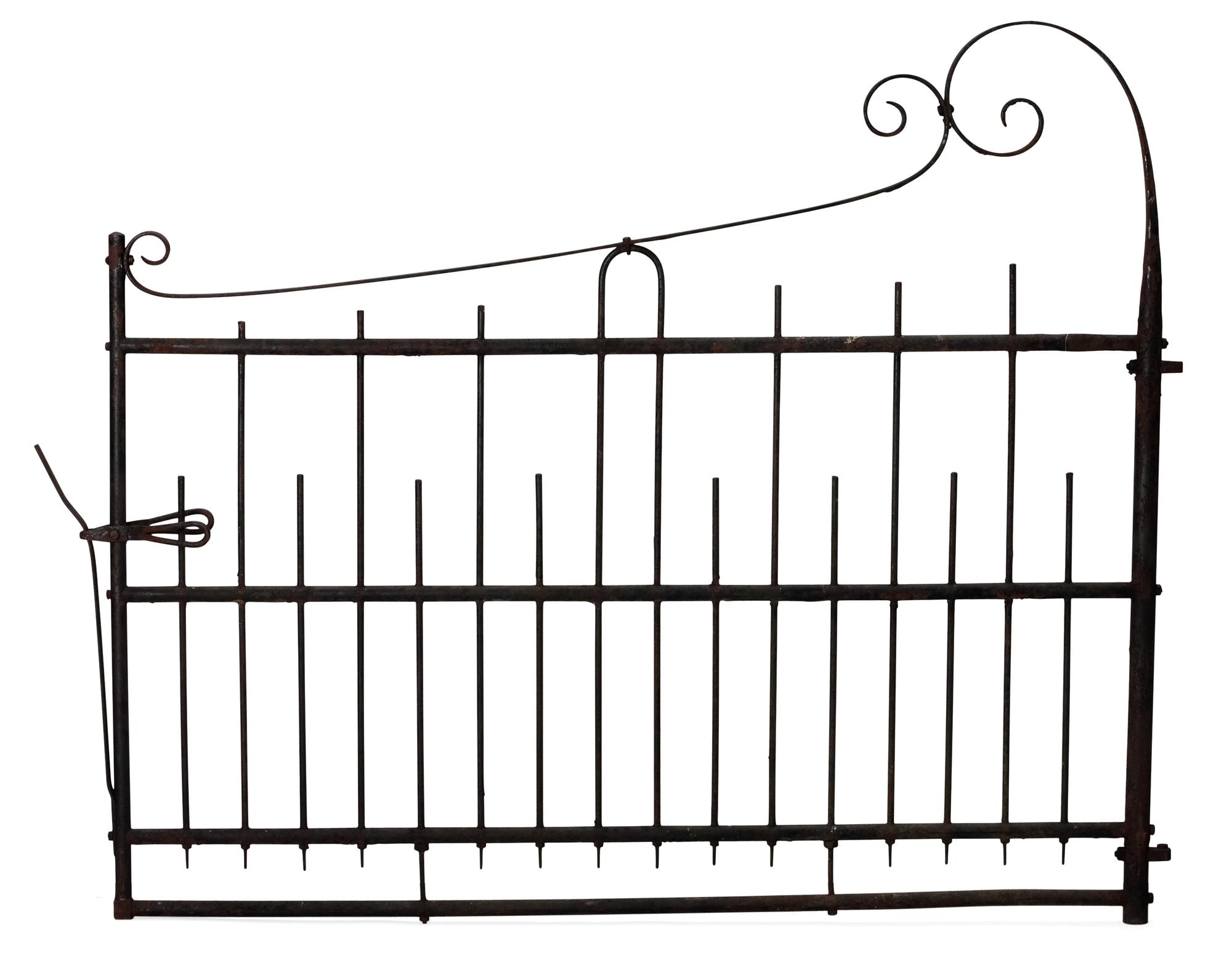 A pair of swedish iron gates.