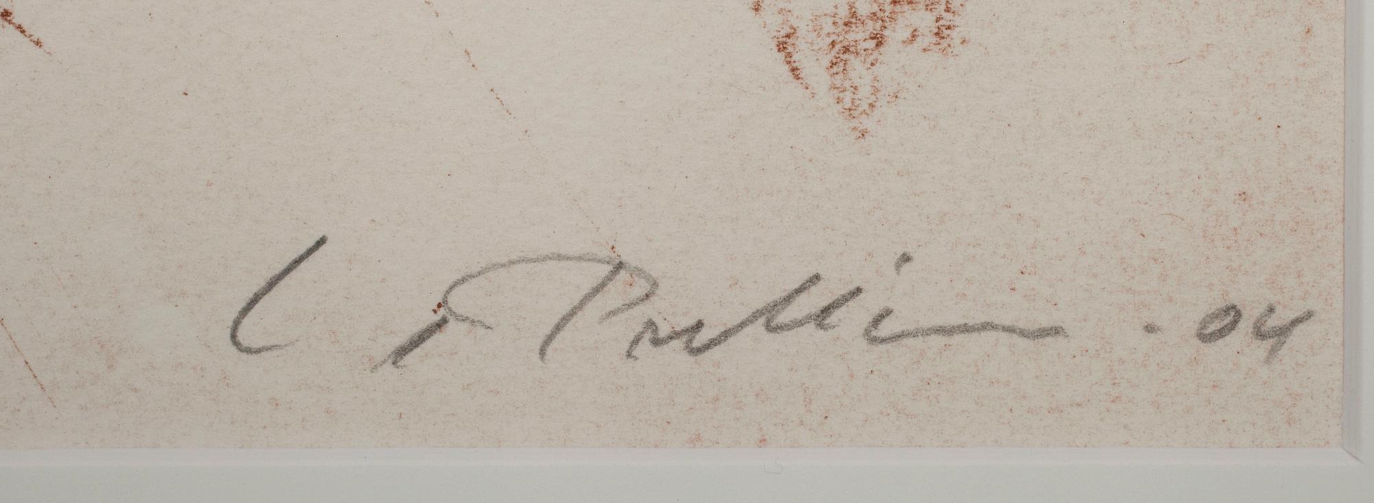 LAILA PULLINEN, litografi, numrerad Tait.ved. 2/2, signerad och daterad -04.