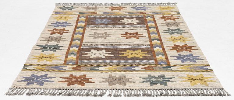 Märta Måås-Fjetterström, a carpet, 'Höstmattan', flat weave, c. 243 x 153 cm, signed MMF.