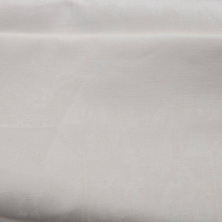 Dukar, 2 st och servetter, 23 st, "Lyran", linnedamast, Klässbol.