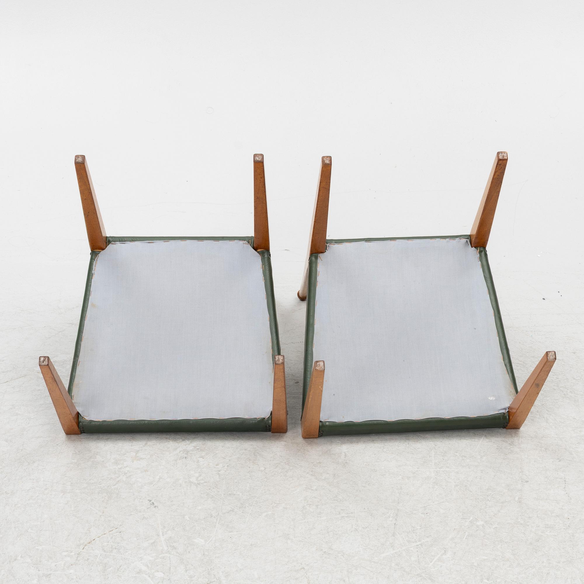 Josef Frank, Chairs, a pair, model 970, Svenskt Tenn.
