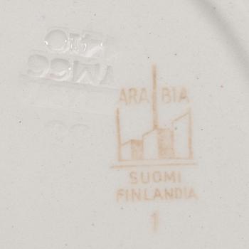 SERVIS, 49 delar, porslin, "Blått Landskap", design Reinhard Richter, Arabia, 1941-64.