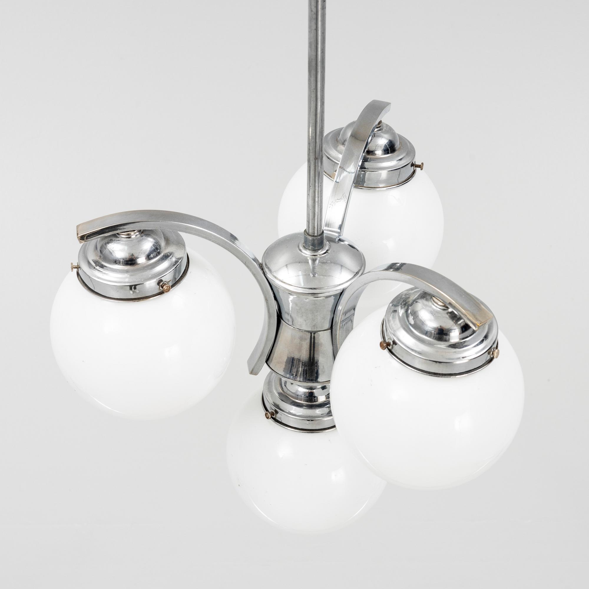 Taklampa Art Deco-stil 1900-talets andra hälft.