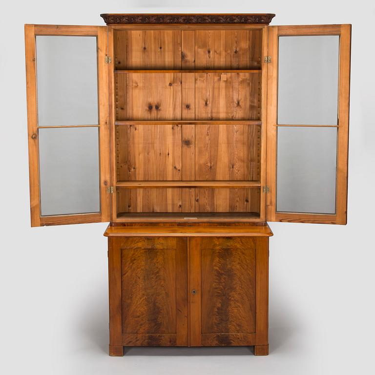 A Swedish mid-19th century book cabinet.