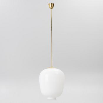 Harald Notini, taklampa, modell 11473, Arvid Böhlmarks Lampfabrik, Stockholm, 1940-tal.