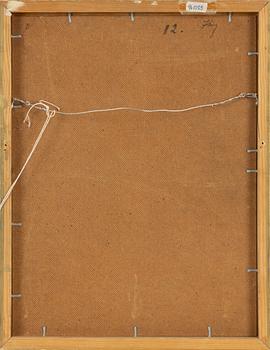 Zoltan von Boer, olja på pannå, signerad och daterad 1969.