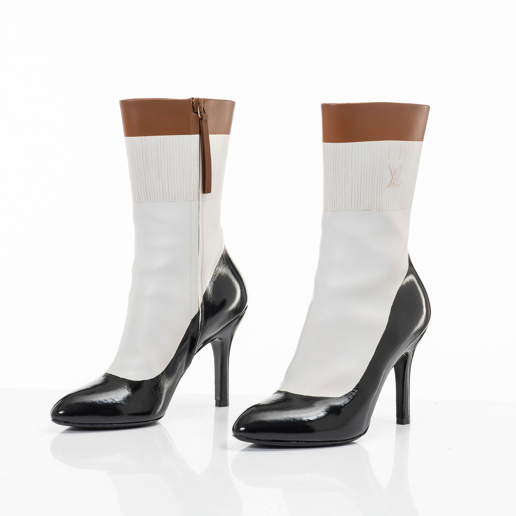Louis Vuitton, ankle boots, "Illusion Ankle Boots" size 37.