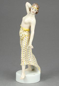 FIGURIN, porslin, Rosenthal, Tyskland. 1900-talets första hälft.