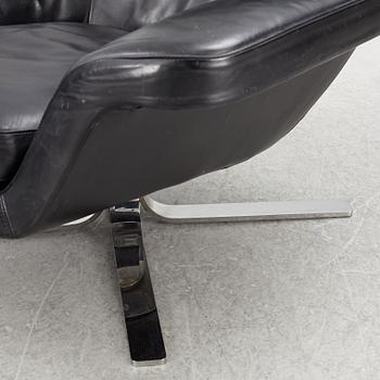 Rodolfo Dordoni, a 'Blake Soft' armchair with ottoman, Minotti, Italy.