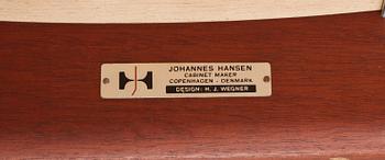 KARMSTOLAR, 4 st, Hans Wegner "JH-713", Johannes Hansen Möbelsnedkeri, Danmark, 1900-talets andra hälft.