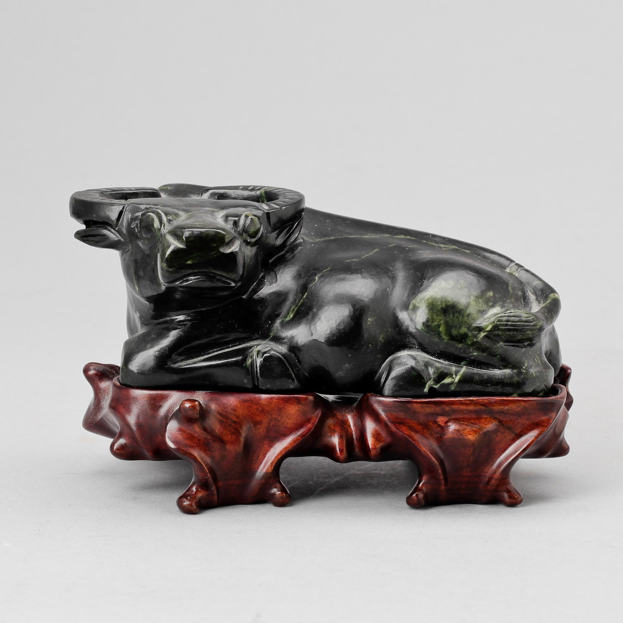 SKULPTUR, sten, orientalisk, 1900-tal.