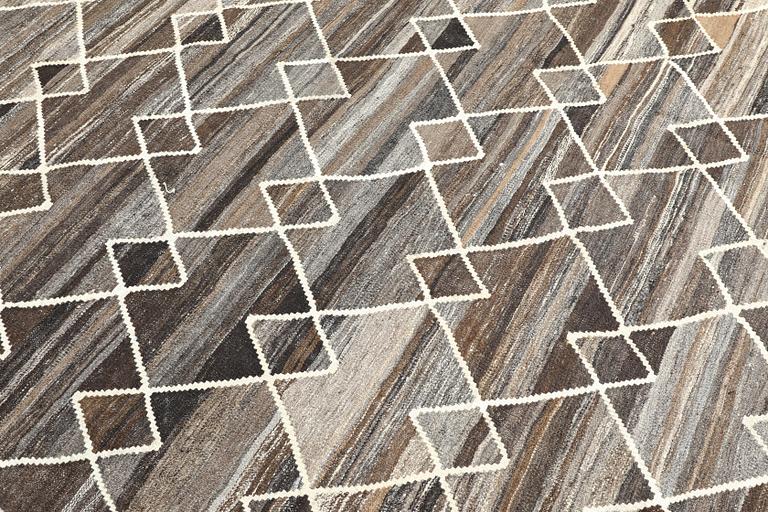 A Kilim carpet, Morocco, design, 302 x 252 cm.