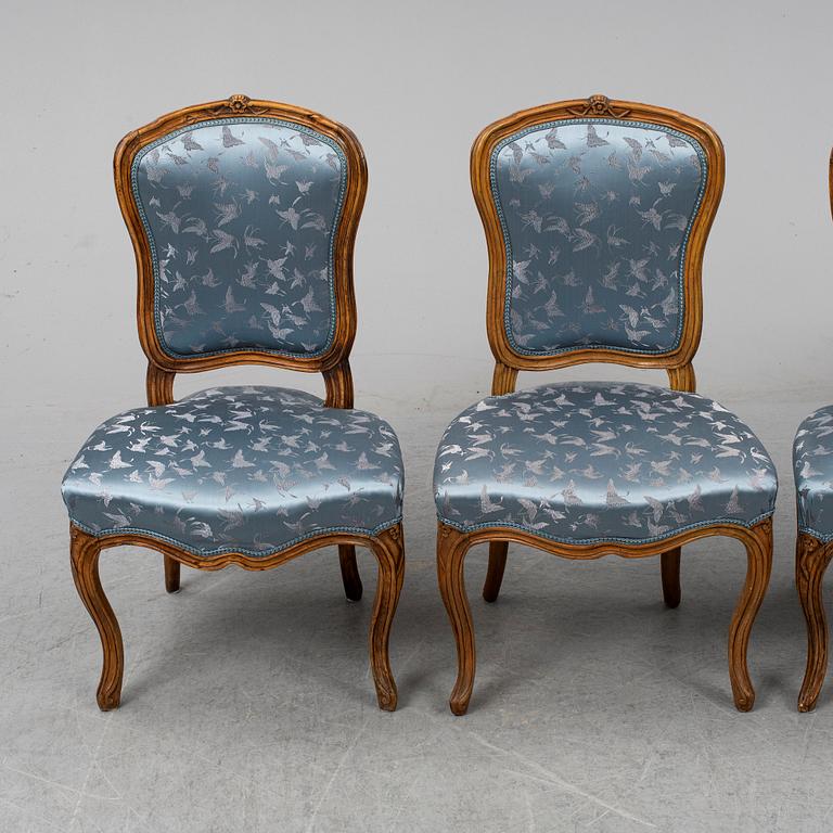 Four French chairs, 19th ct.