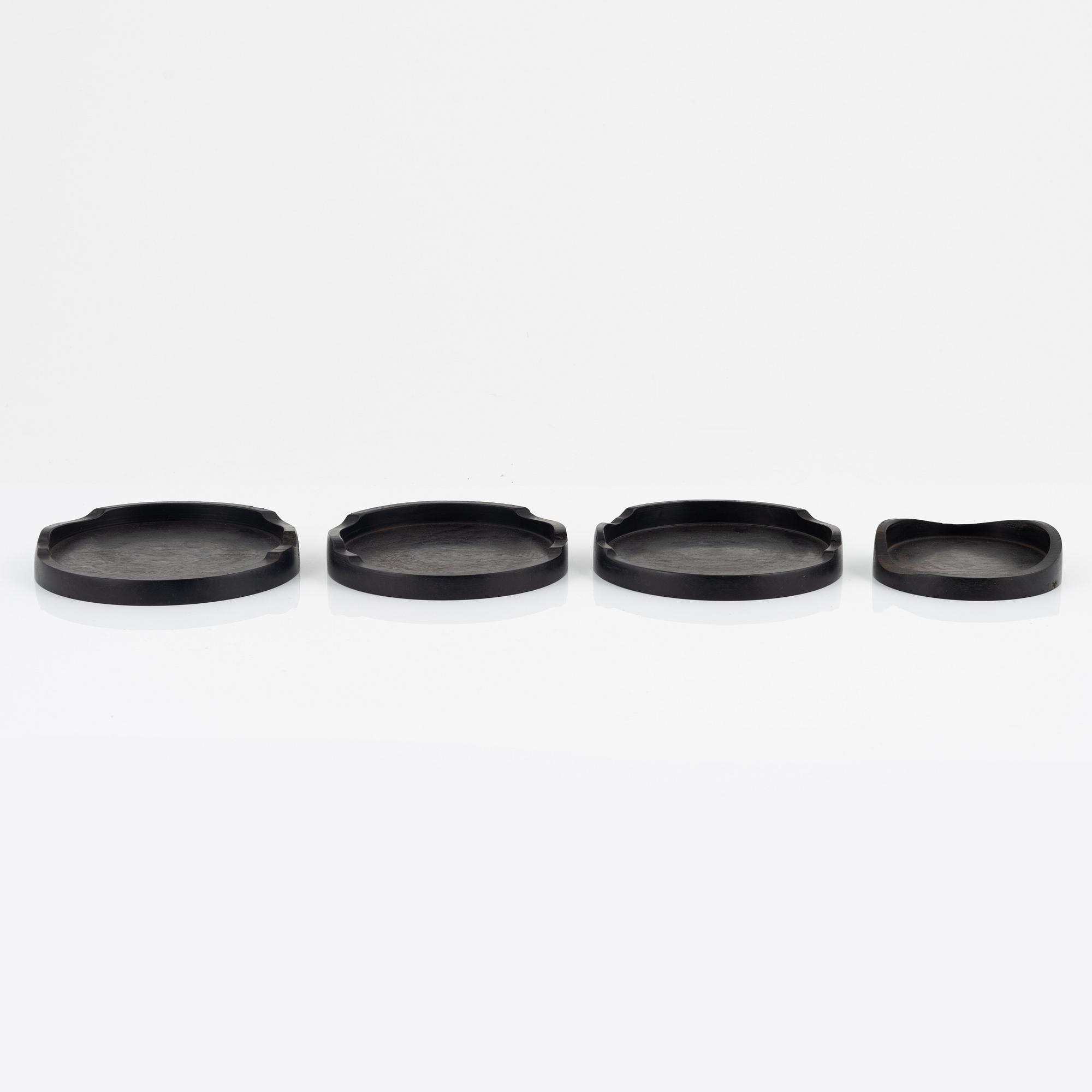 Magnus Ek, coasters, 4 st, för Oaxen Krog.