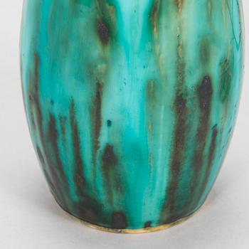 Friedl Holzer-Kjellberg, a ceramic tablelamp, signed Arabia -F.H.Kj.-.