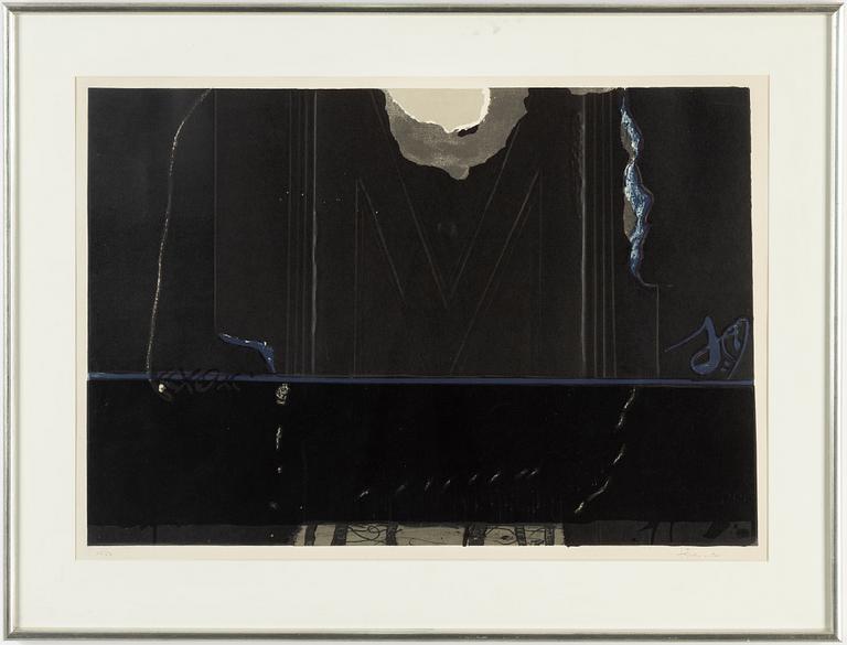 ANTONI TÀPIES, Carborundum etsning, 1960, signerad 12/50.