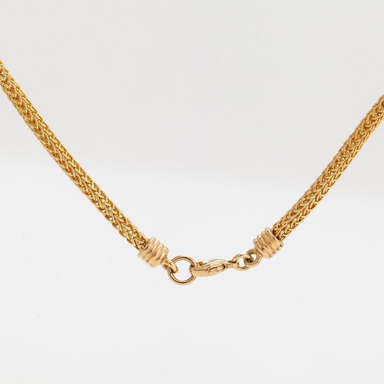 Halsband "Sollejon", 18K guld. Kalevala Koru, Helsingfors 1998.