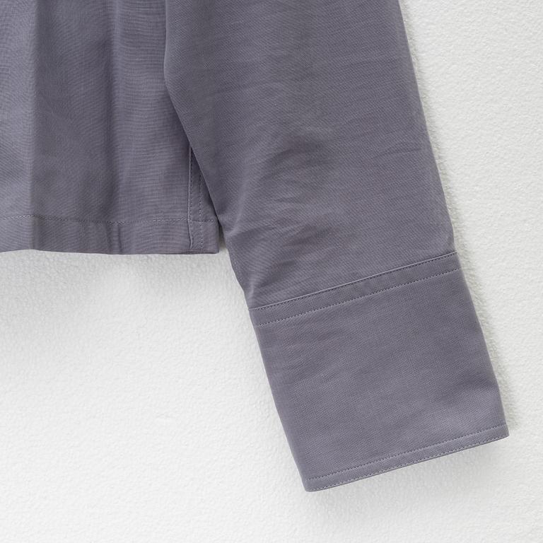Gucci, A grey cotton blouse, size 42.