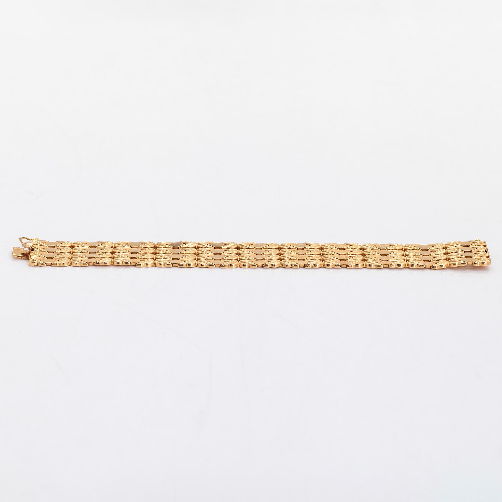 Armband, 18K guld, Italien.