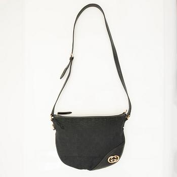 Gucci, bag, "Britt Half Moon Messenger Bag", vintage.