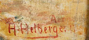 ALFRED HELBERGER, olja på duk, signerad.