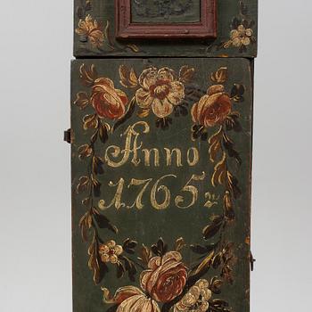 A Swedish grandfather clock, second half of the 18th century.