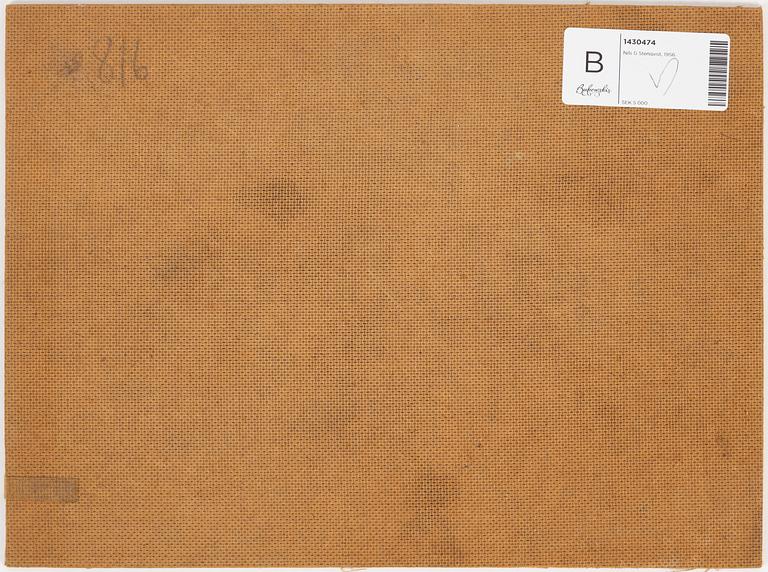 Nils Gunnar Stenqvist, olja på duk uppfäst på pannå, signerad och daterad -56.