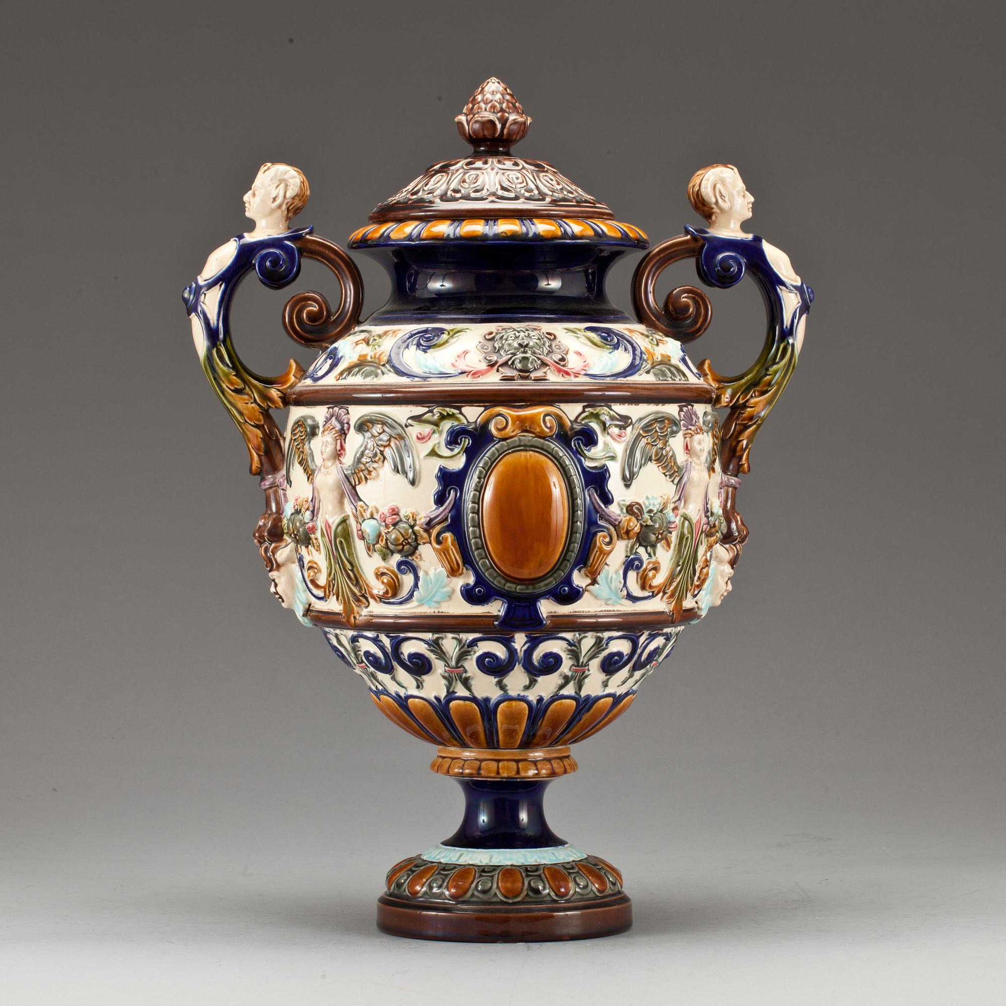 PRAKTURNA, flintgods, majolika, Rörstrand, 1800/1900-tal.