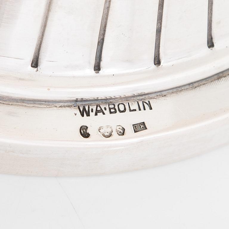 W.A. Bolin, a footed silver bowl, Stockholm 1928.