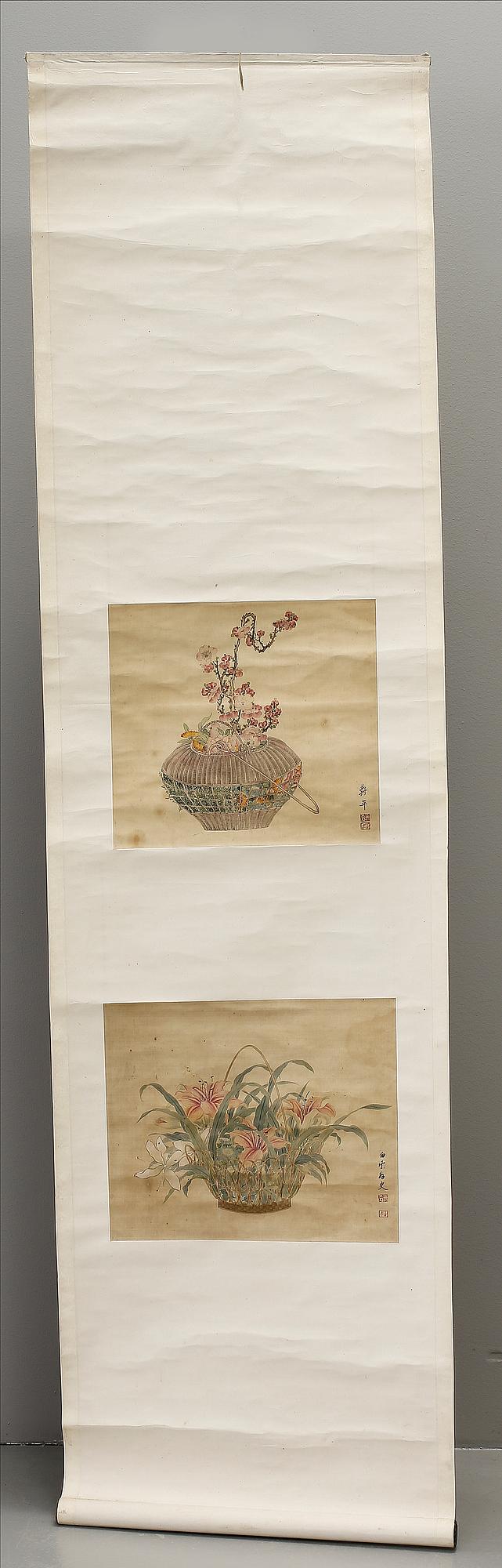 RULLMÅLNINGAR, 2st, Kina, omkring 1900.