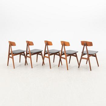 Bengt Ruda stolar 5 st "Nizza" för IKEA 1950-tal.